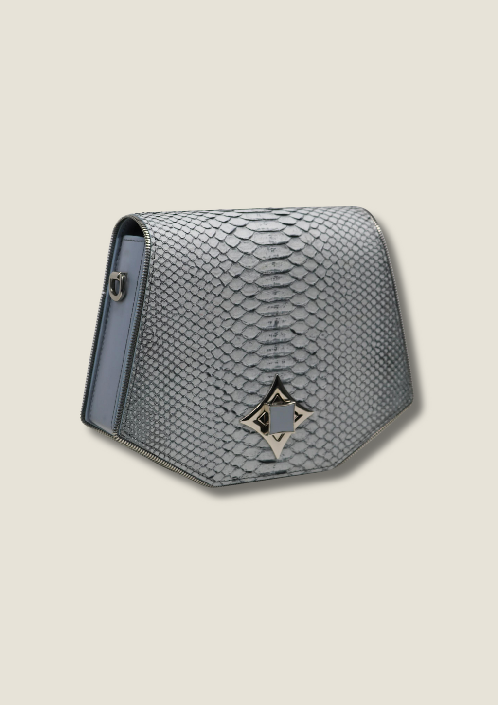 Everyday bag in genuine python Casual bag Malusha Shop.
