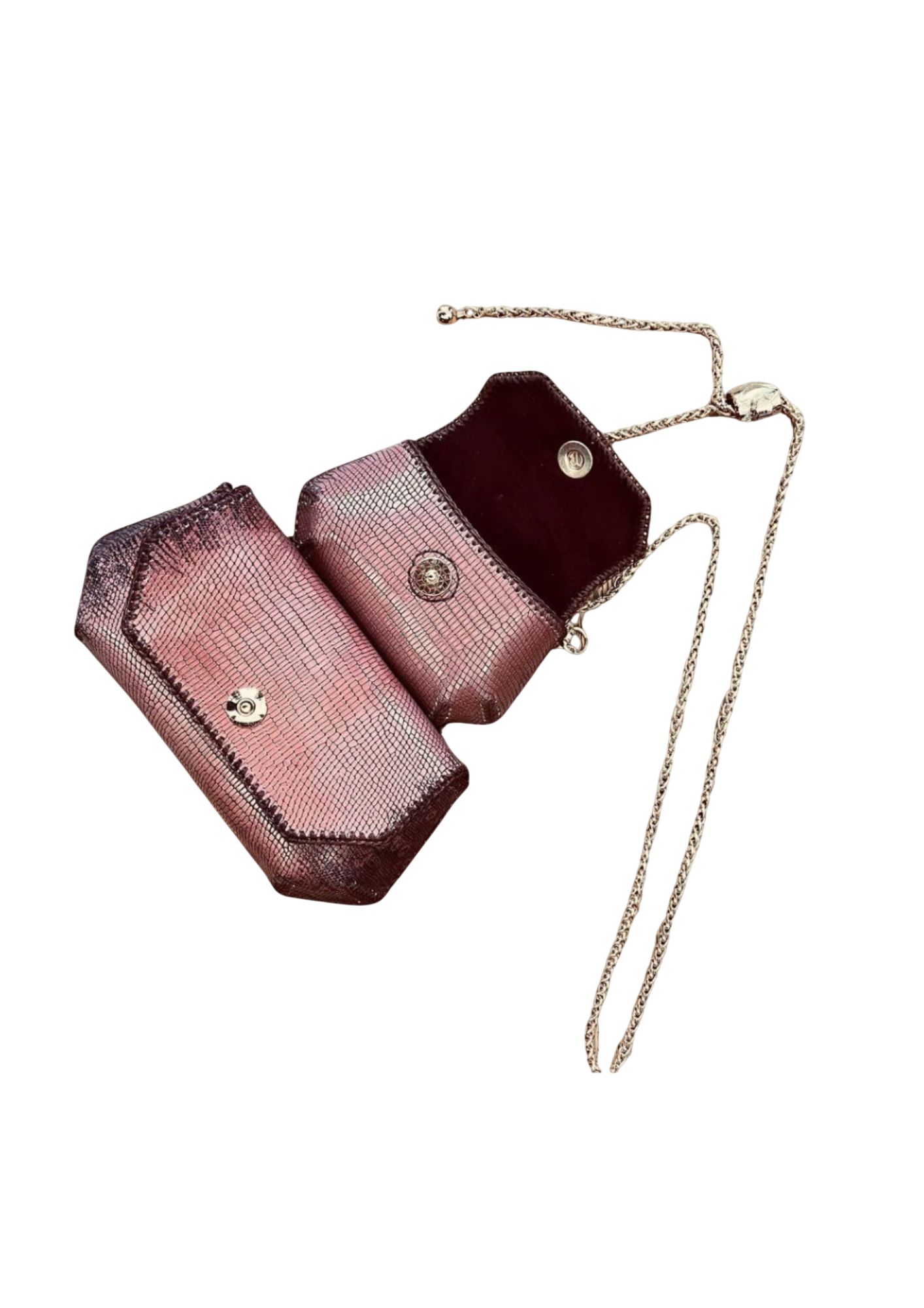 Luxe Gemini Bag Set - Premium Python Leather Collection