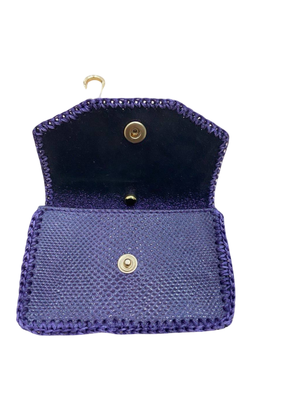 Cardholder with gold chain and swivel hook Card holder Malusha Shop.