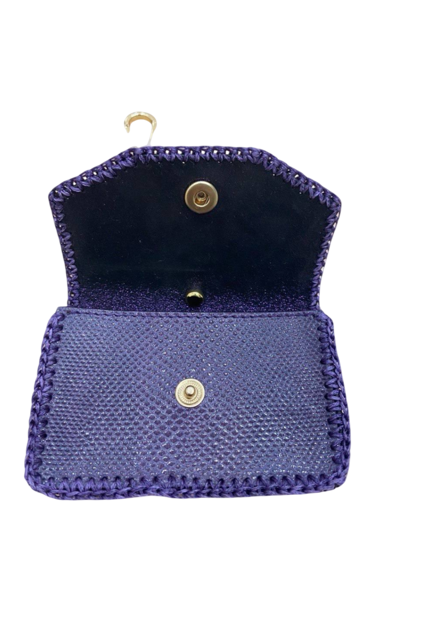 Cardholder with gold chain and swivel hook Card holder Malusha Shop.