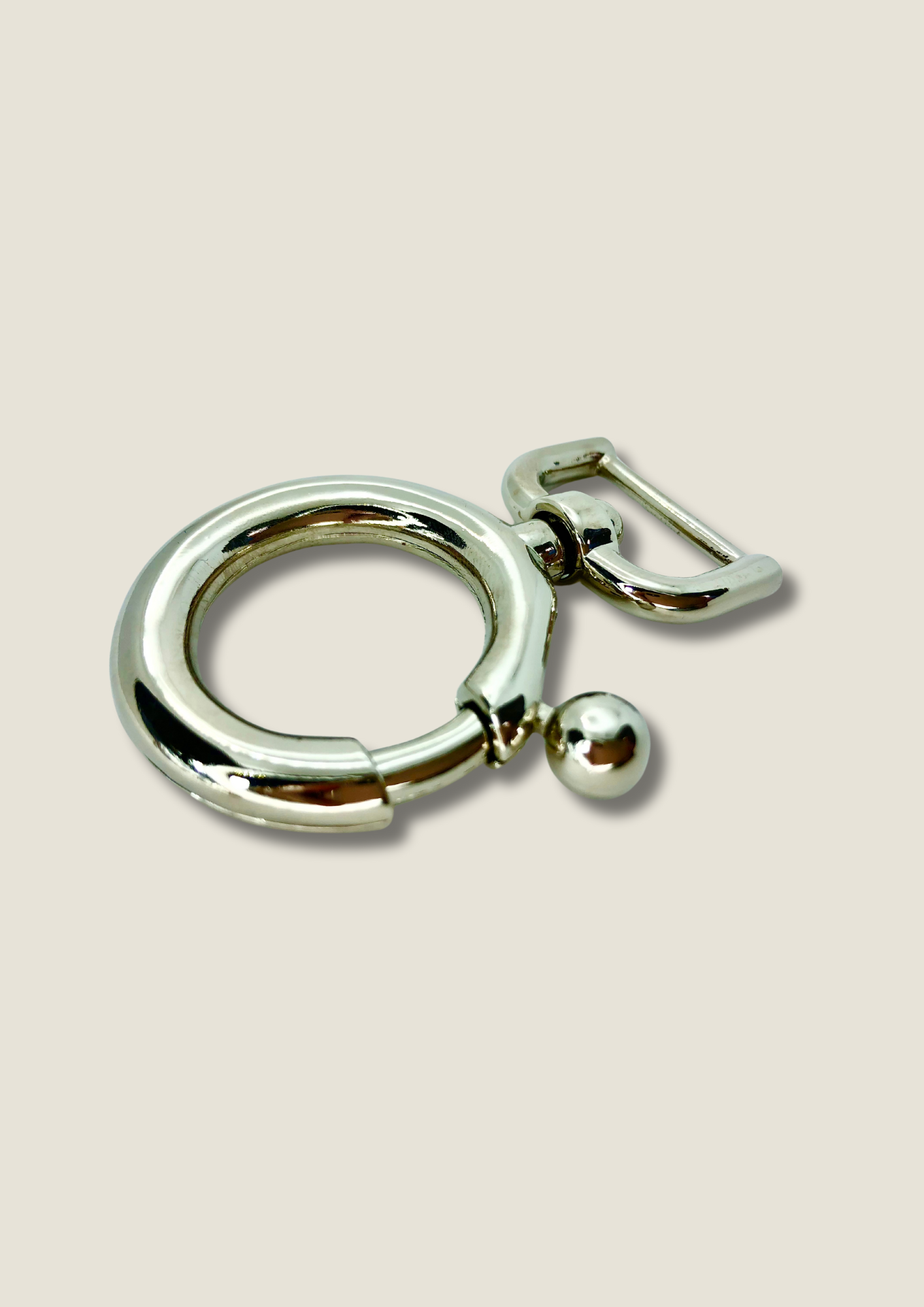 Ring-shape swivel snap hook D&G style (pair)