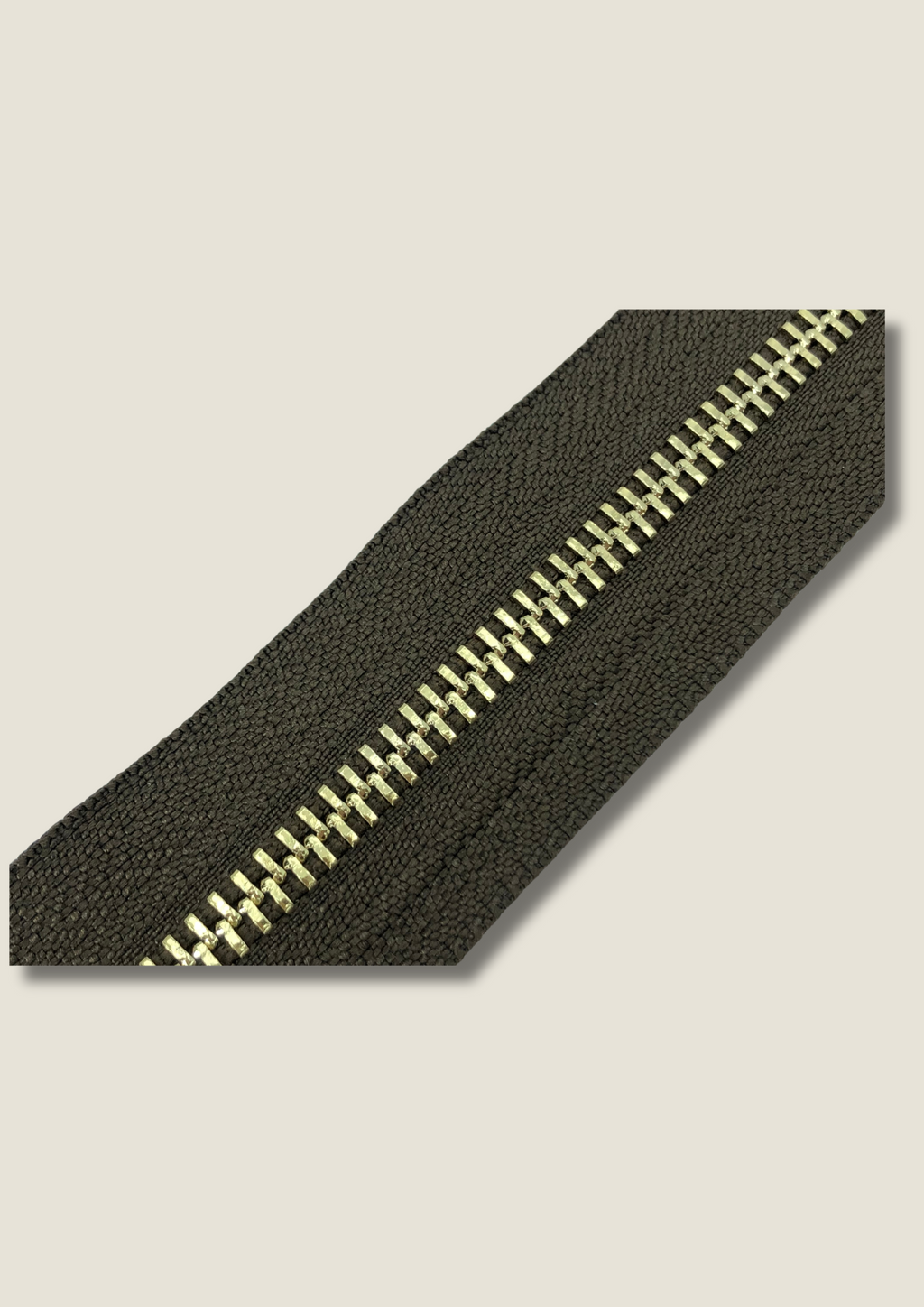 Chocolate brown zip Zippers Malusha Shop.