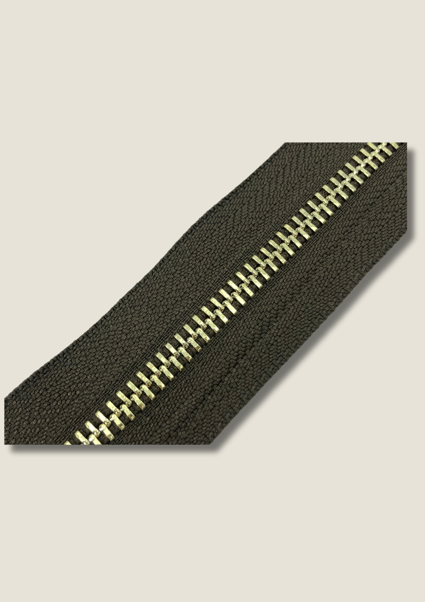 Chocolate brown zip Zippers Malusha Shop.