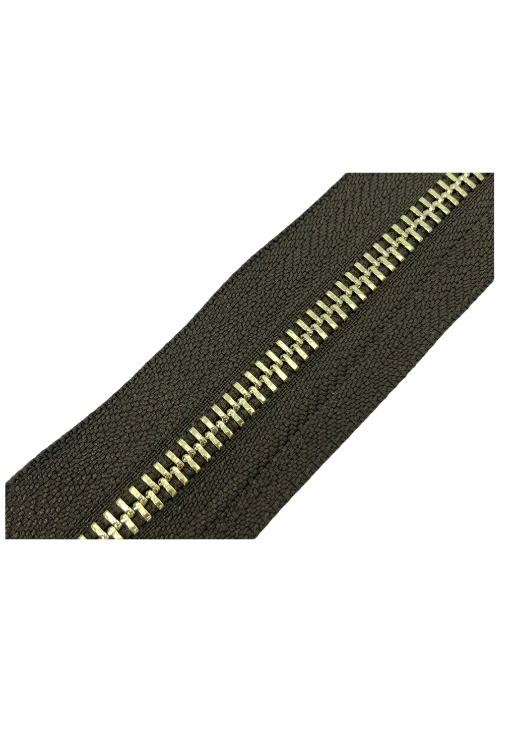 Chocolate brown zip Zippers Malusha Shop.