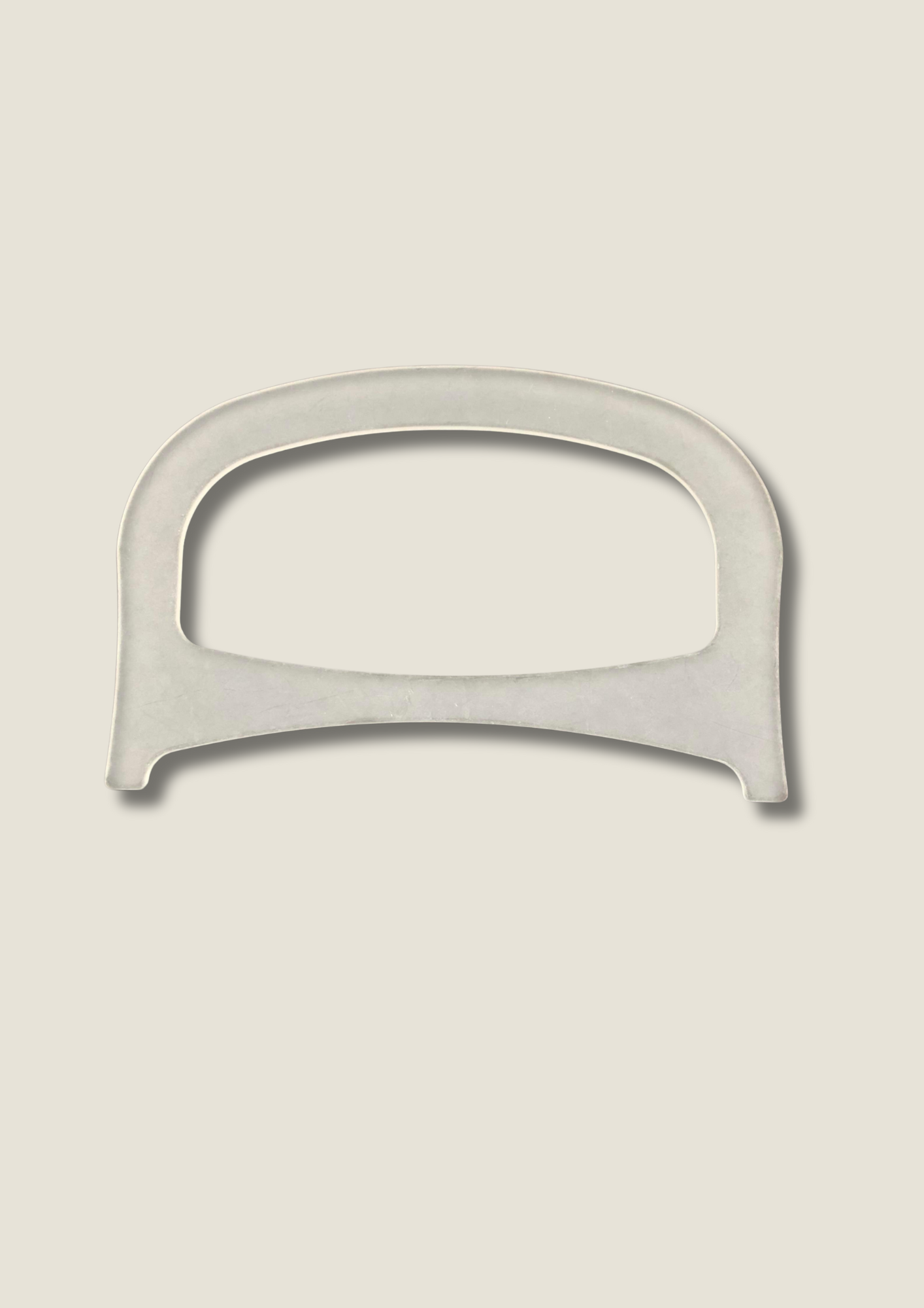 D-shaped bag handle for bag making craft