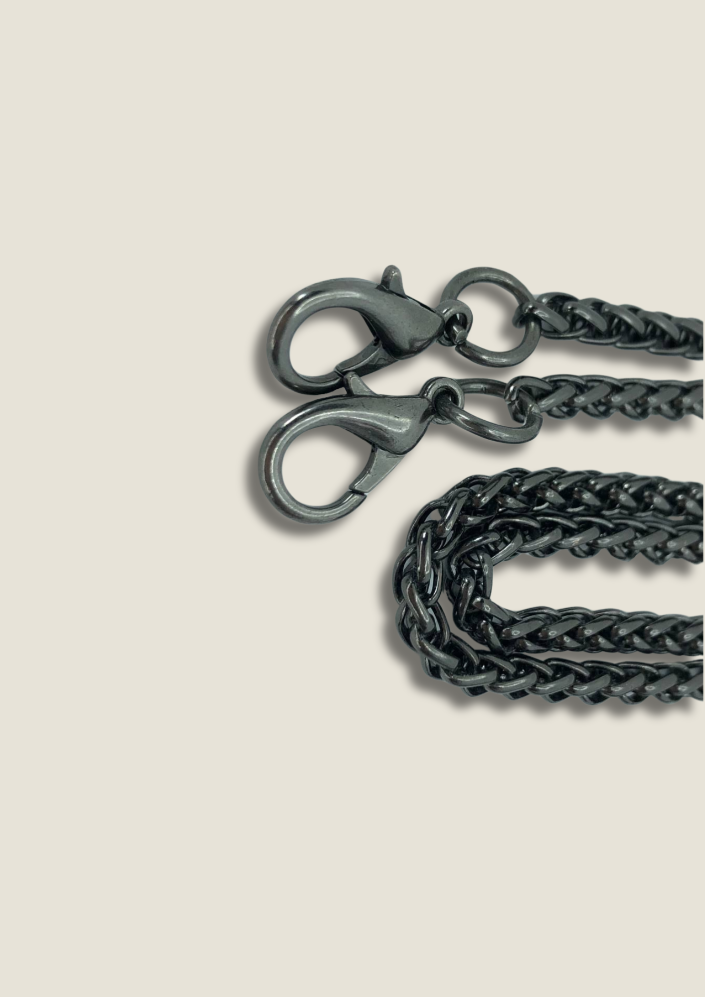 Polished wrap chain replacement with swivel hooks Chains Malusha Shop.