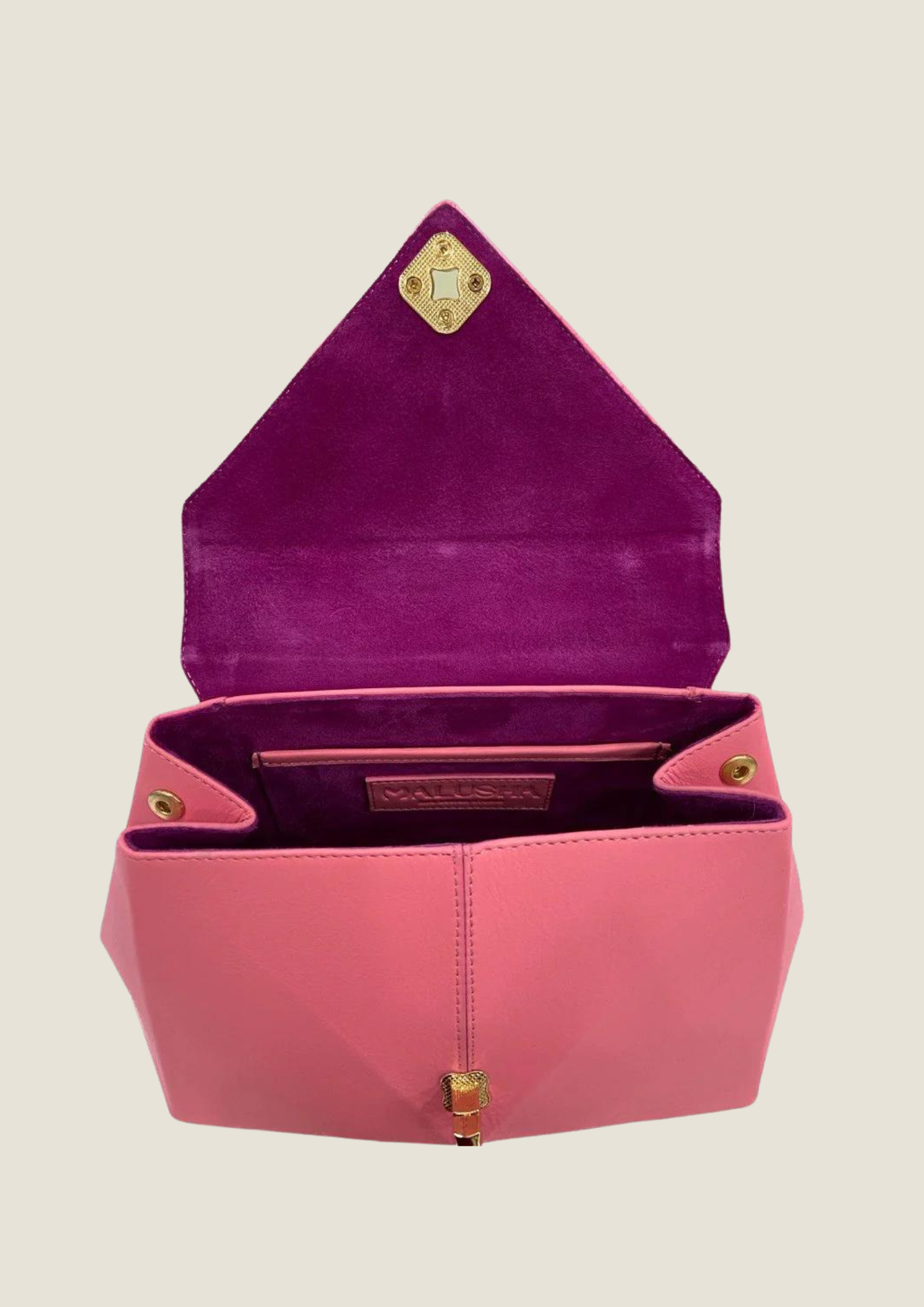 Geometric top handle bag Bag Malusha Shop.