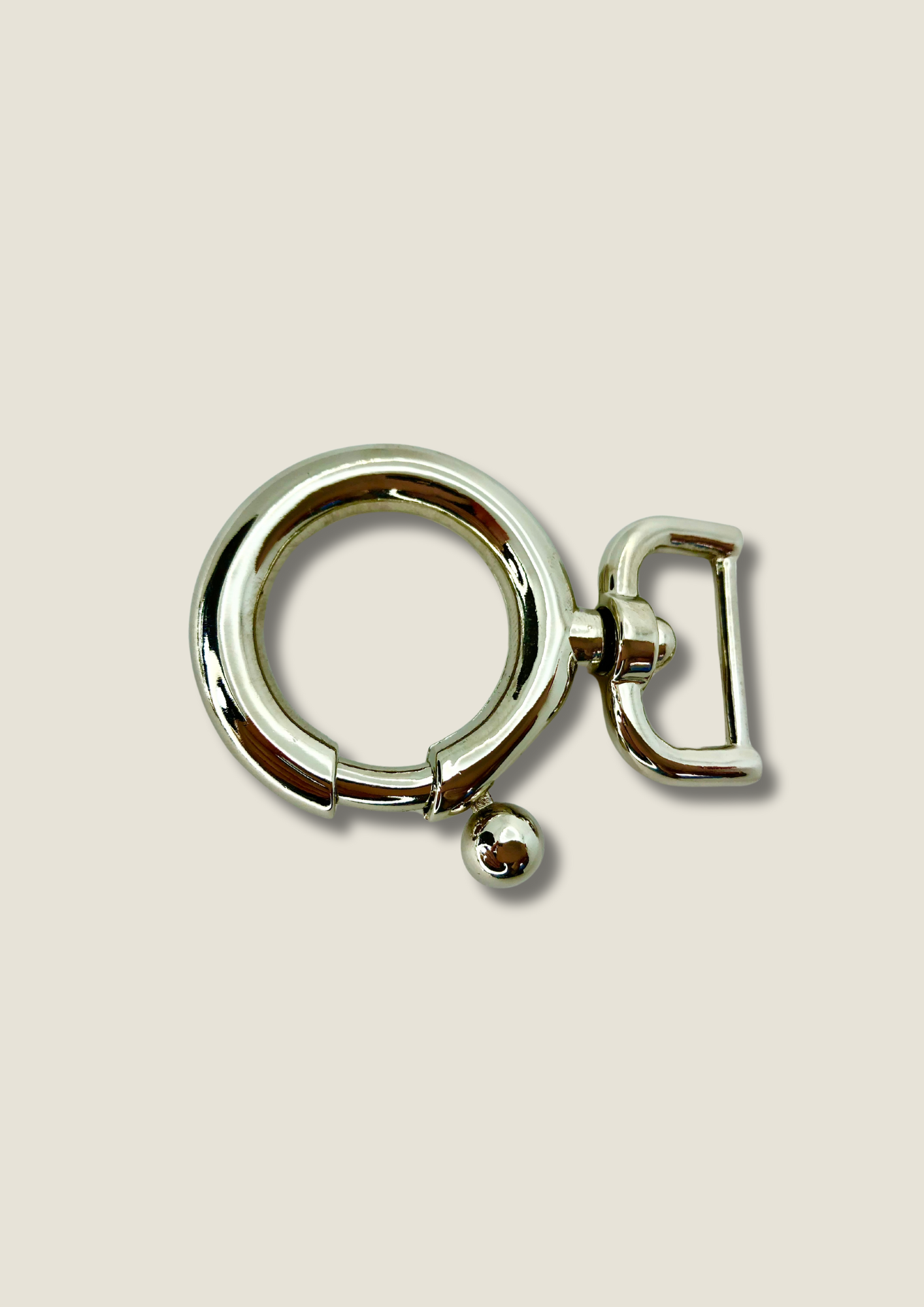 Ring-shape swivel snap hook D&G style (pair)