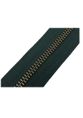 Dark green zip Zippers Malusha Shop.
