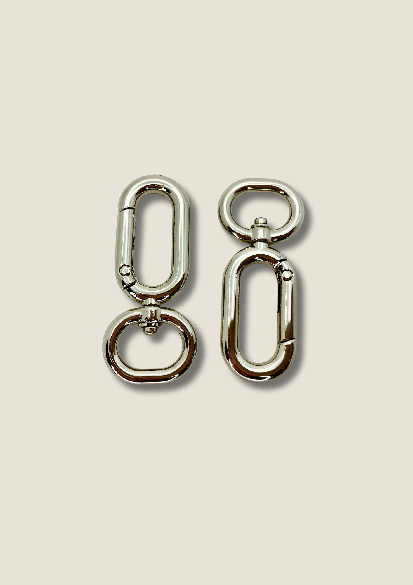 Swivel snap hook oval shape (pair) Snap hook Malusha Shop.