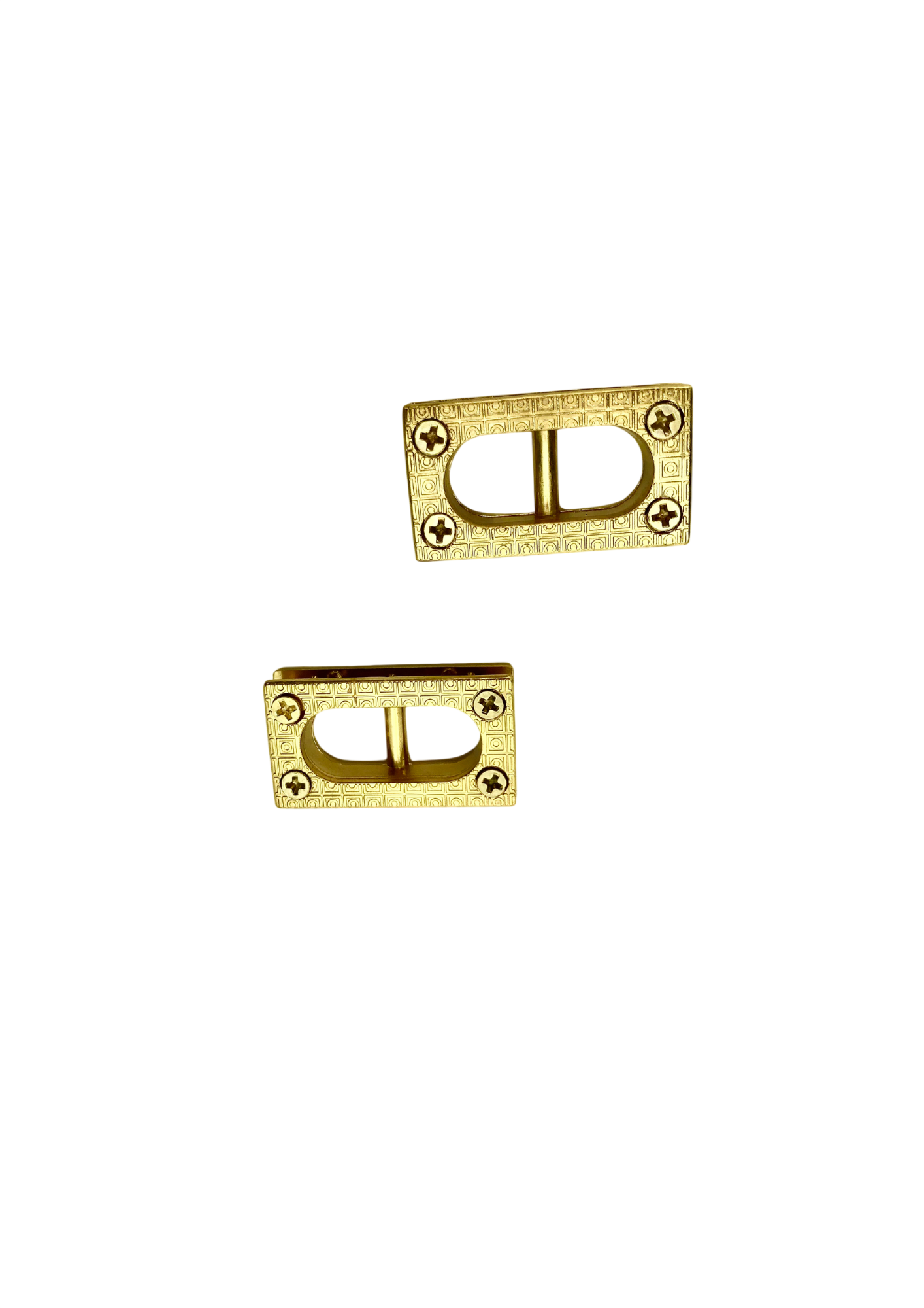 Magnetic bag clasp with piramid overlay with two eyelets Valentino style Claps Malusha Shop.