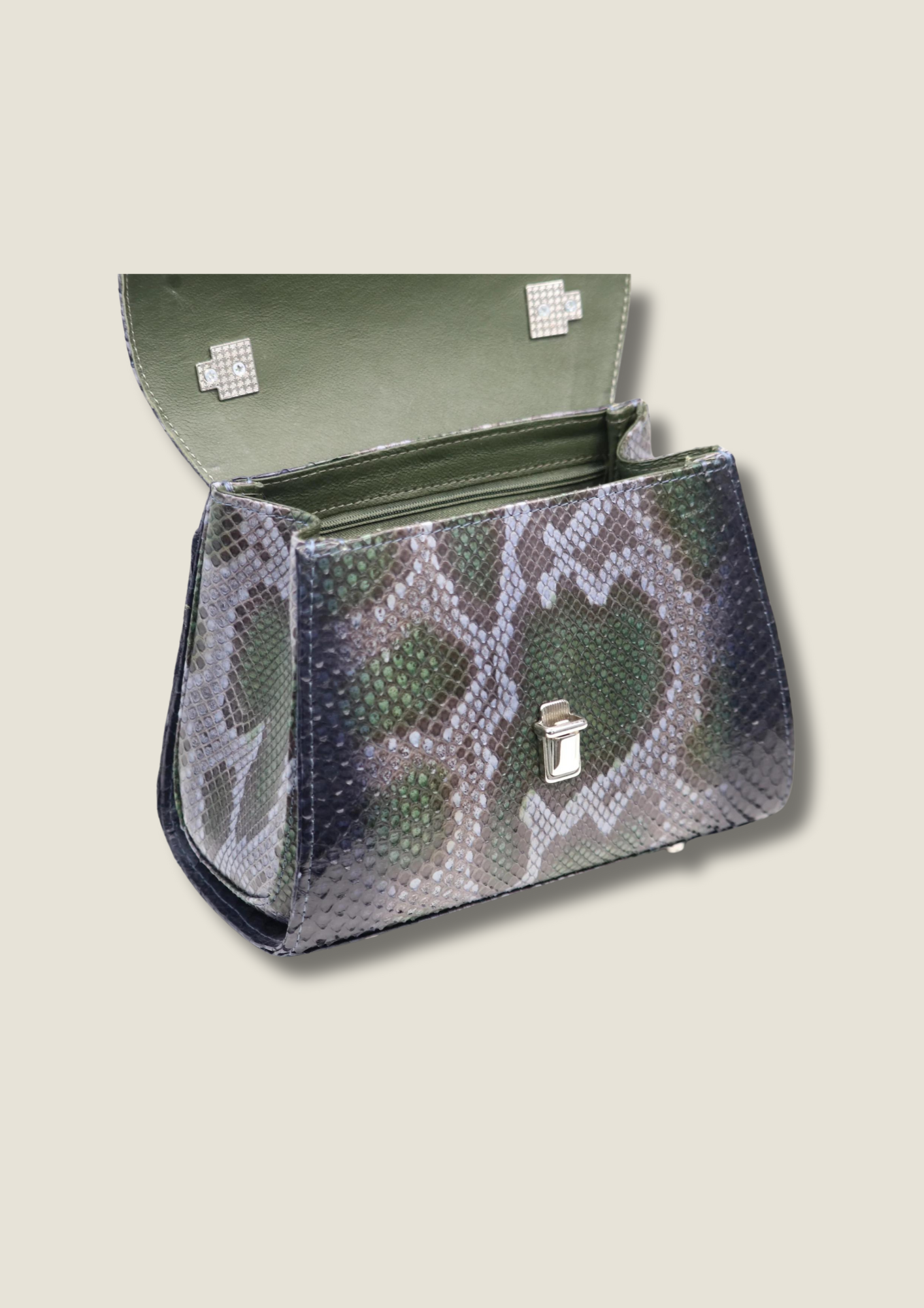 Natural python bag Luxury bag Malusha Shop.