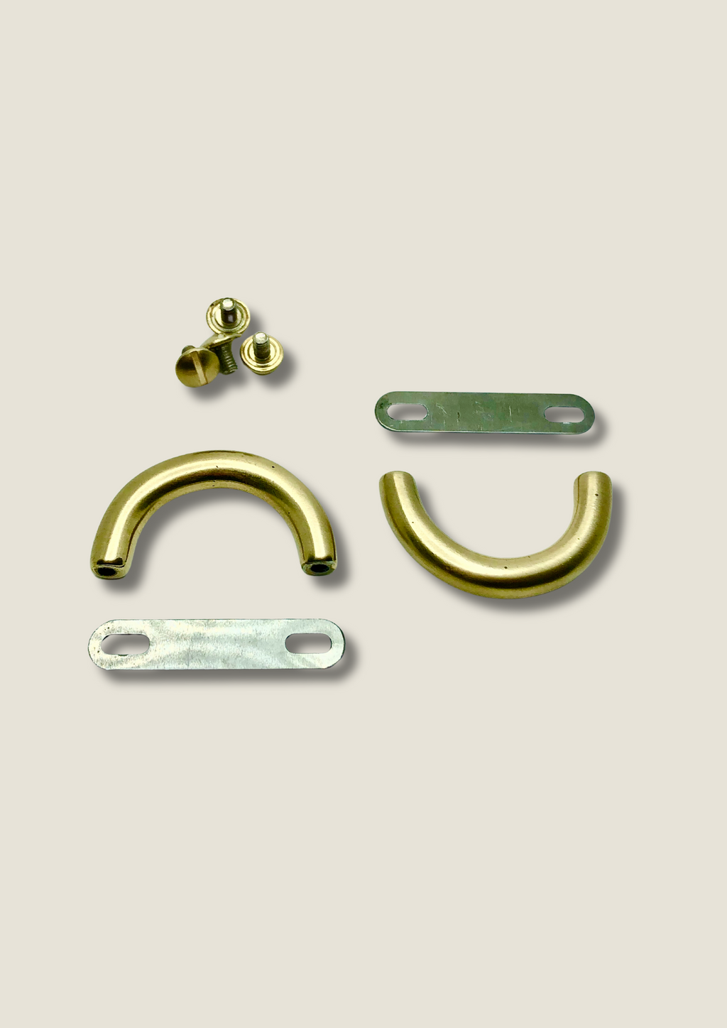 Arch bridge hanger connector, screwback, semi-circle (pair) Hanger connector Malusha Shop.