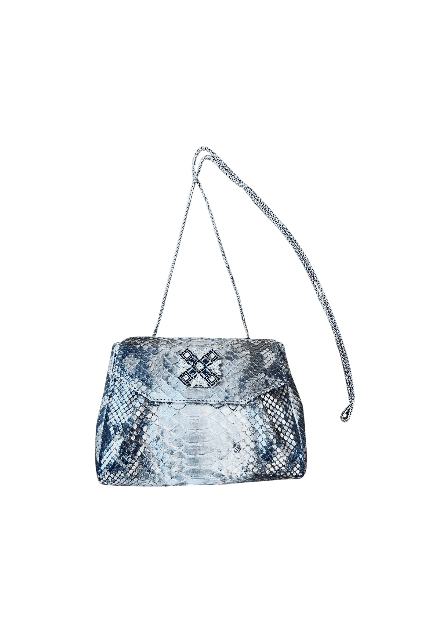 Luxury python evening bag