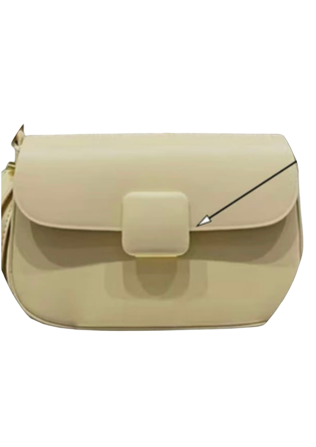 Push lock bag clasp with a pin and a panel to be wraped Push lock Malusha Shop.