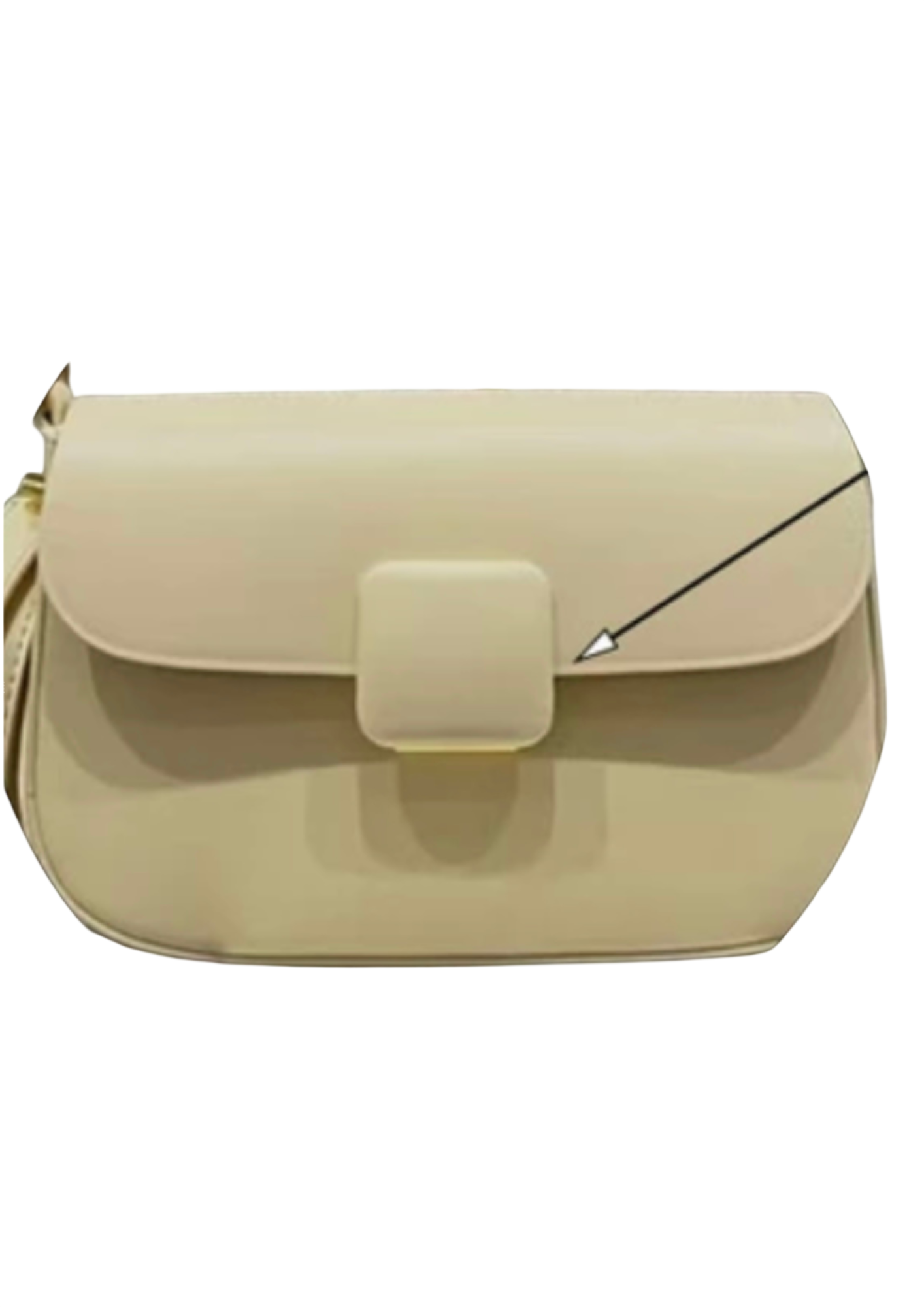Push lock bag clasp with a pin and a panel to be wraped Push lock Malusha Shop.