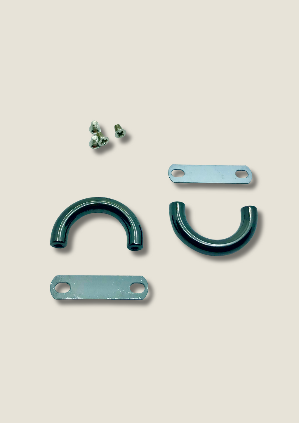 Arch bridge hanger connector, screwback, semi-circle (pair) Hanger connector Malusha Shop.