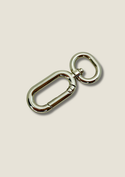 Swivel snap hook oval shape (pair)