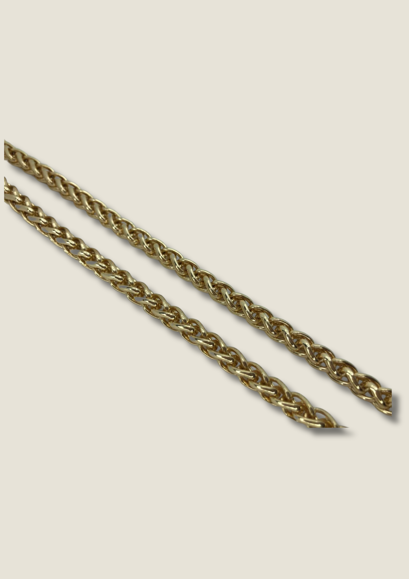 Polished wrap chain