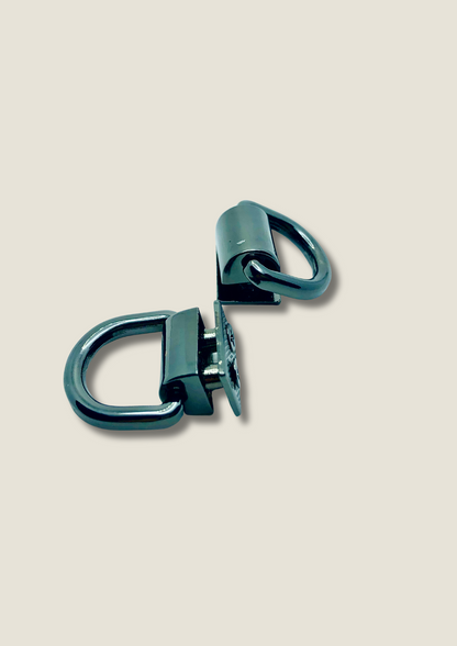 Top mount D-ring bag strap connector (pair)