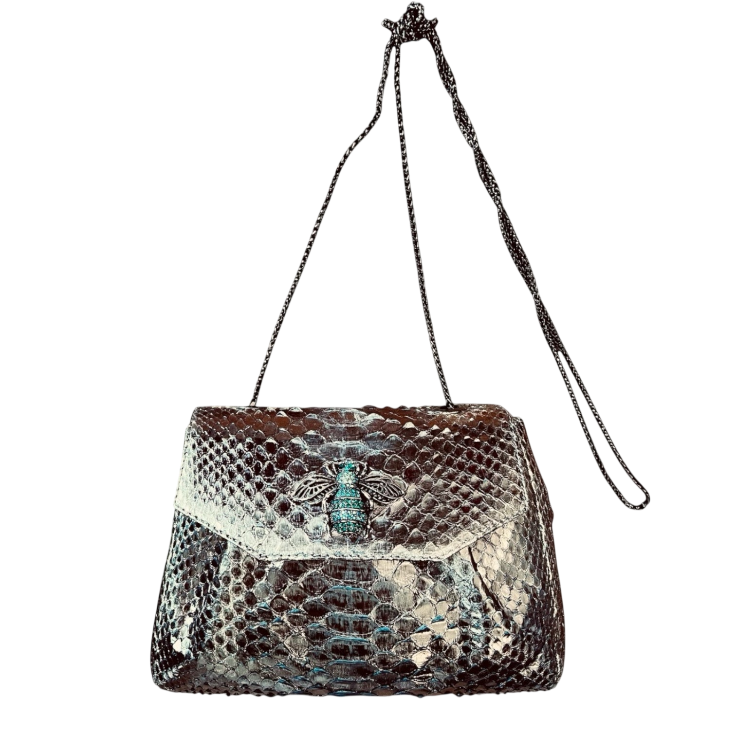 Luxury python evening bag