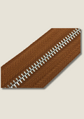 Rusty brown zip Zippers Malusha Shop.