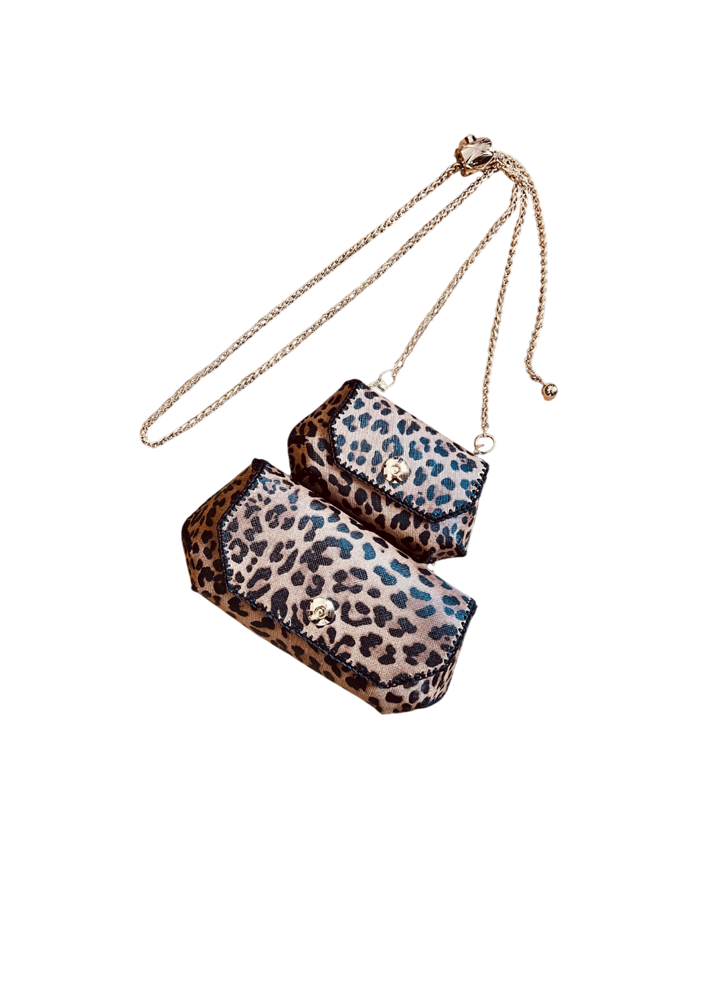 Compact Gemini Bag Set - Smart Python Leather Organization