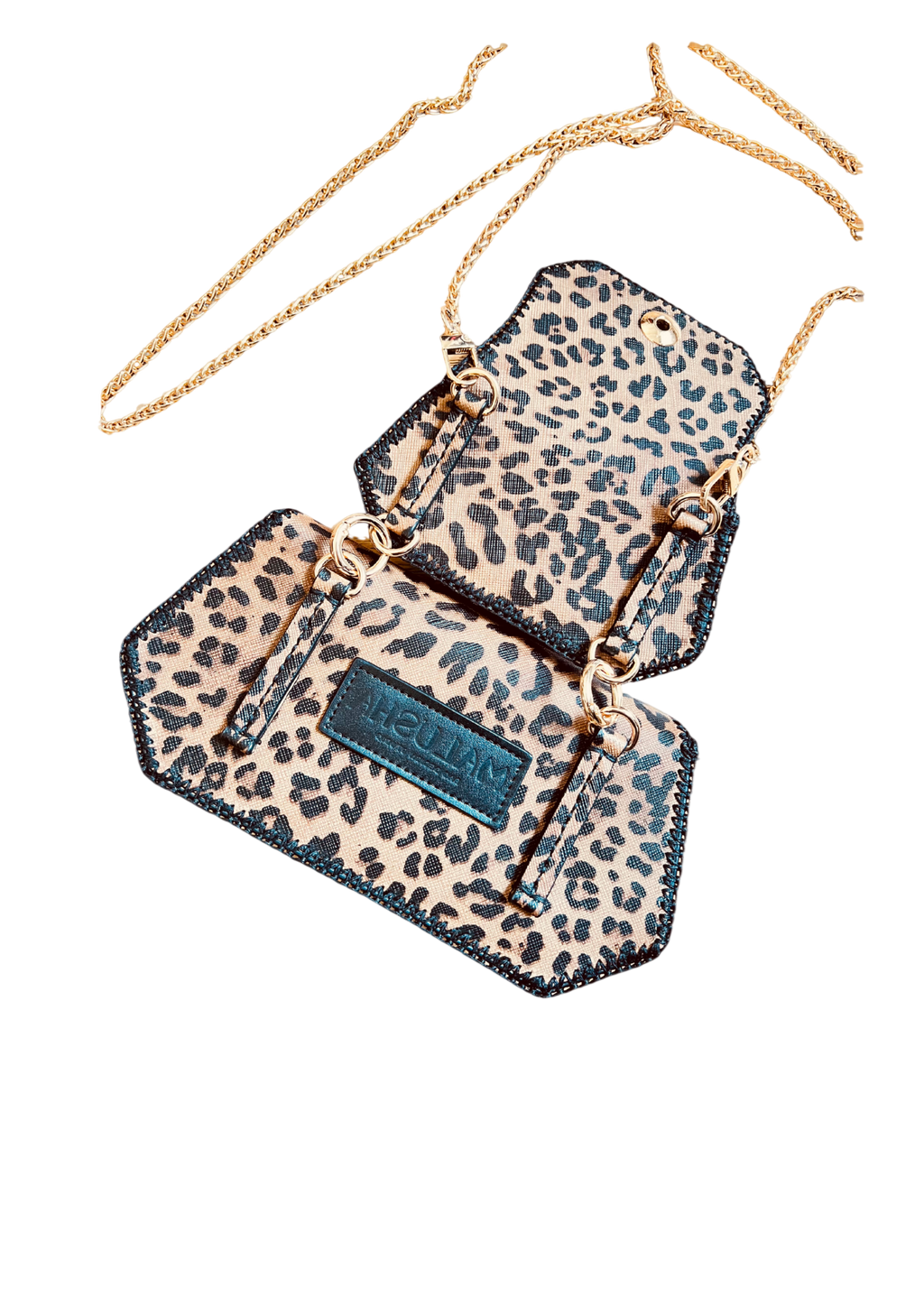 Compact Gemini Bag Set - Smart Python Leather Organization